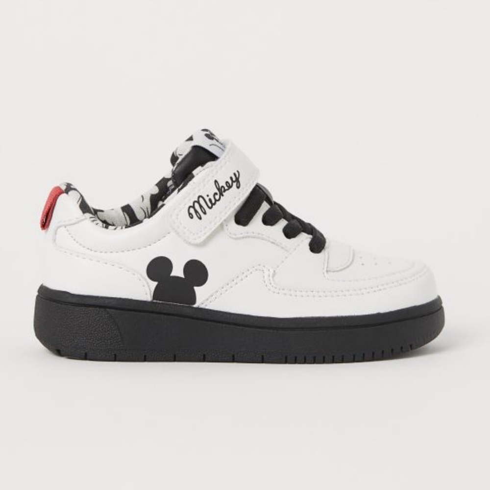 Mickey Mouse sneakers black and white like new